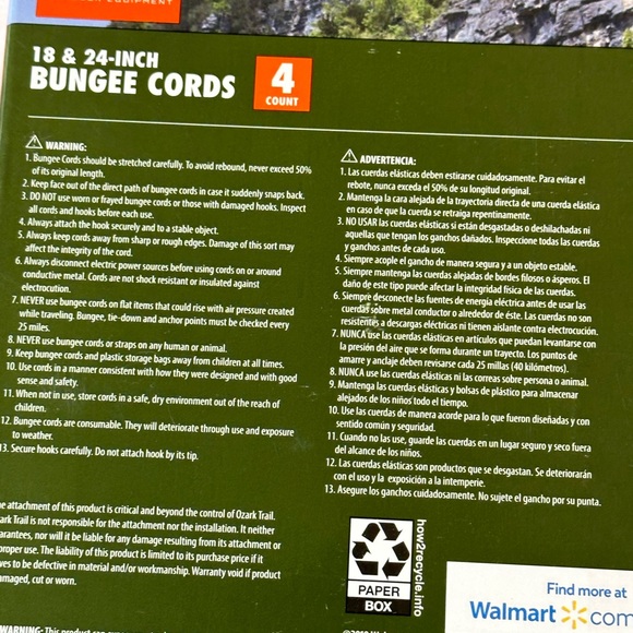 💚Ozark trail bungee cords BNIB 5 for $15 - Picture 3 of 3